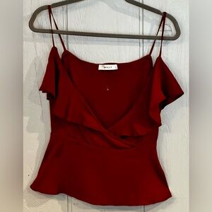 Milly Vibrant Red Top